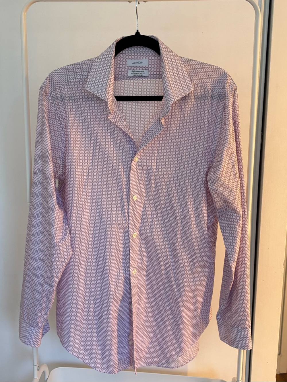 Calvin Klein Men's | Geometric-Print Dress Shirt